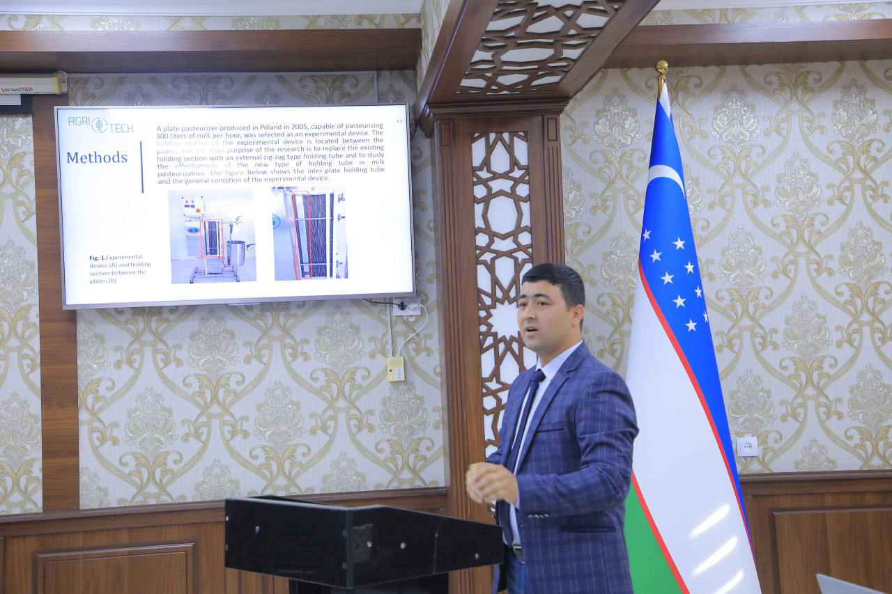 Plenary sessions of the autumn international conferences Apitech-V, TITDS-XIV and Agritech-IX in Uzbekistan